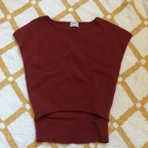 Aritzia cut out knitted